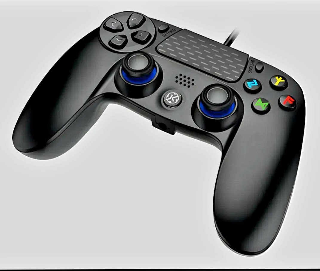 Controle com fio reforçado estilo ergonômico pro conectado por cabo USB para jogar no PS4 e PC.
