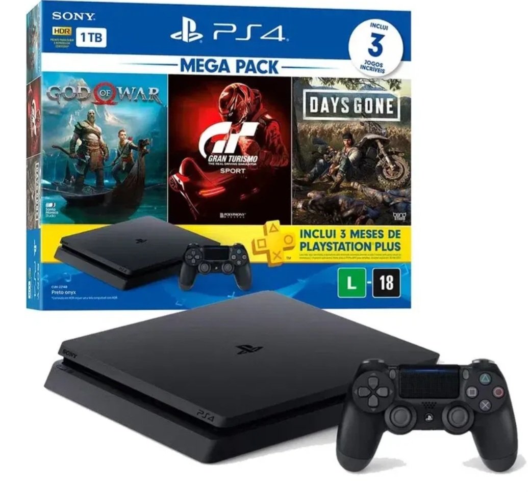 Console PlayStation 4 Slim - ps4 slim vale a pena
