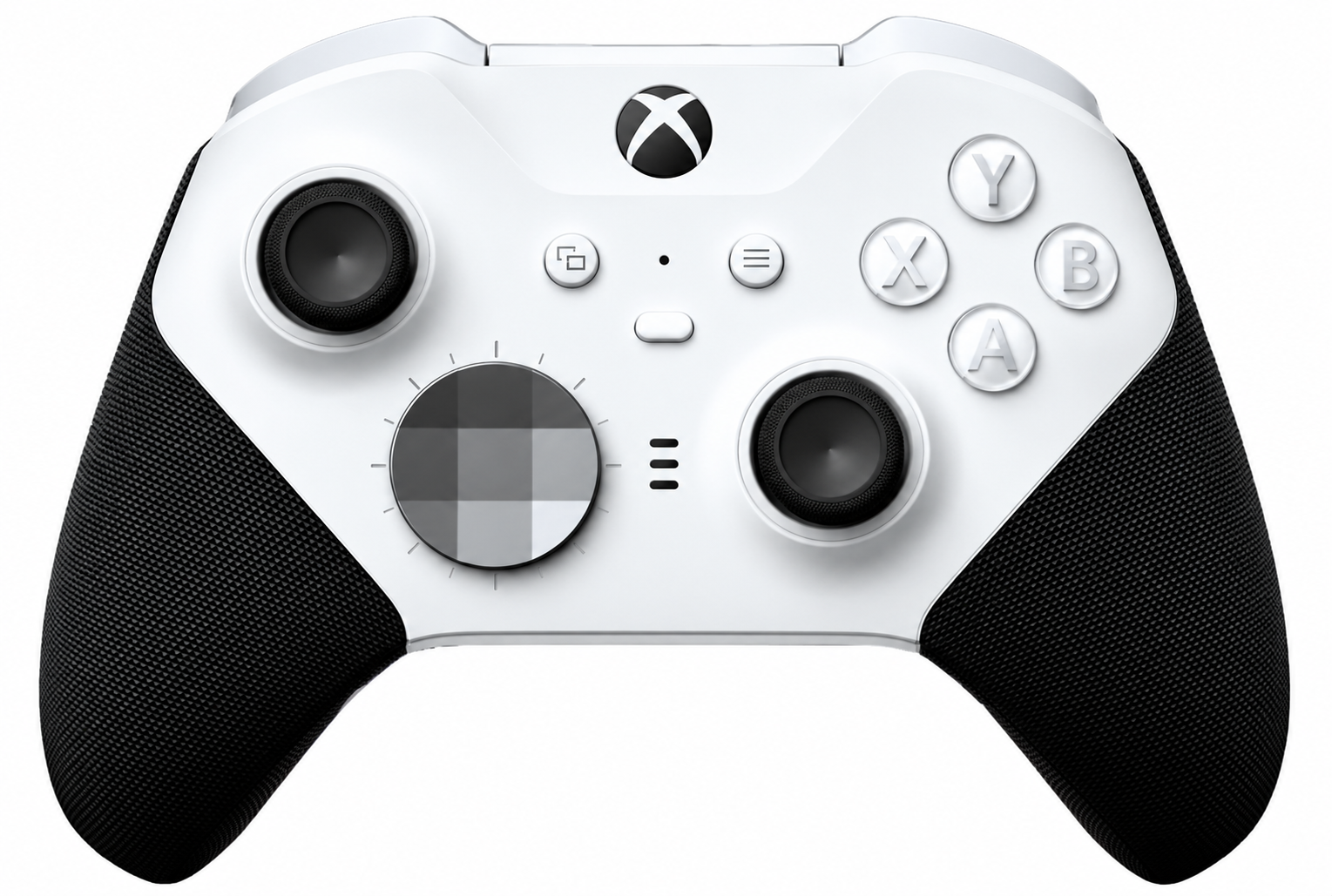 melhor controle para xbox: modelo elite series 2 core branco e preto